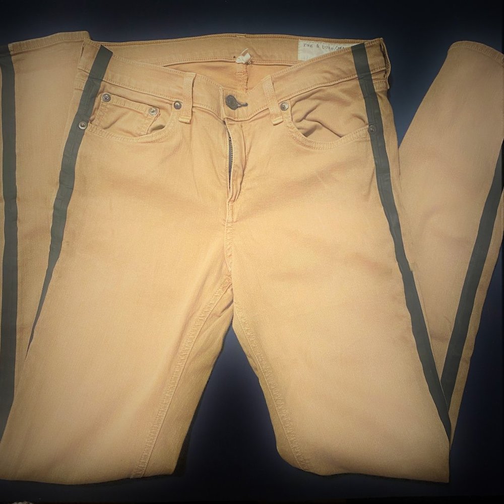 Vintage & Amazing! Rag & Bone Tan pants with Black